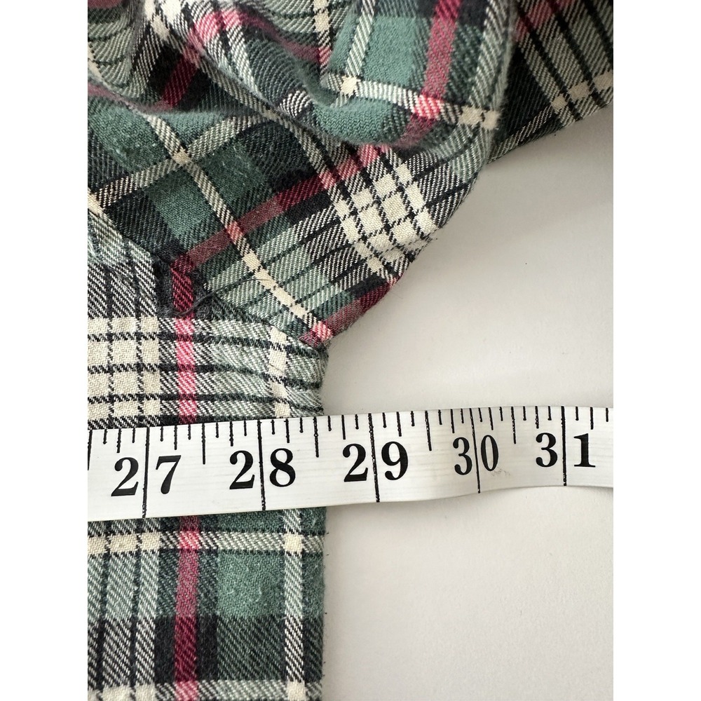 Woolrich Flannel Shirt Men's 2X Plaid Long Sleeve Button Down Pocket Outdoor - Picture 7 of 8